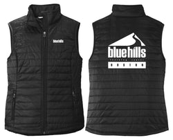 BH - L851 -BLUE HILLS Ladies Packable Puffer Vest