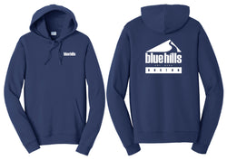 BHE - PC850H - BLUE HILLS EMPLOYEE NAVY Hooded Sweatshirt