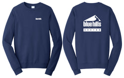 BHE - PC850 - BLUE HILLS EMPLOYEE NAVY Crewneck Sweatshirt